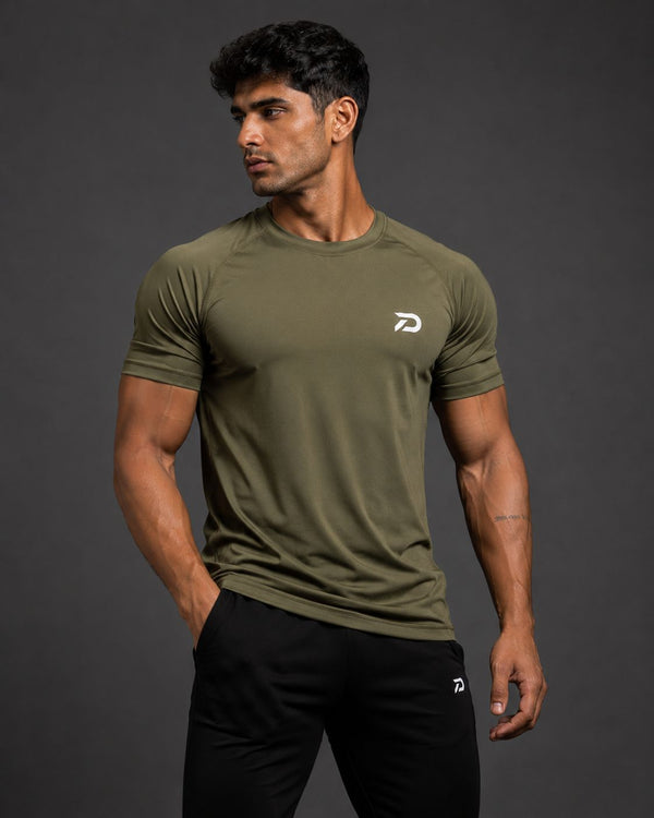 DRYFT PREMIUM PERFORMANCE TEE (Olive)