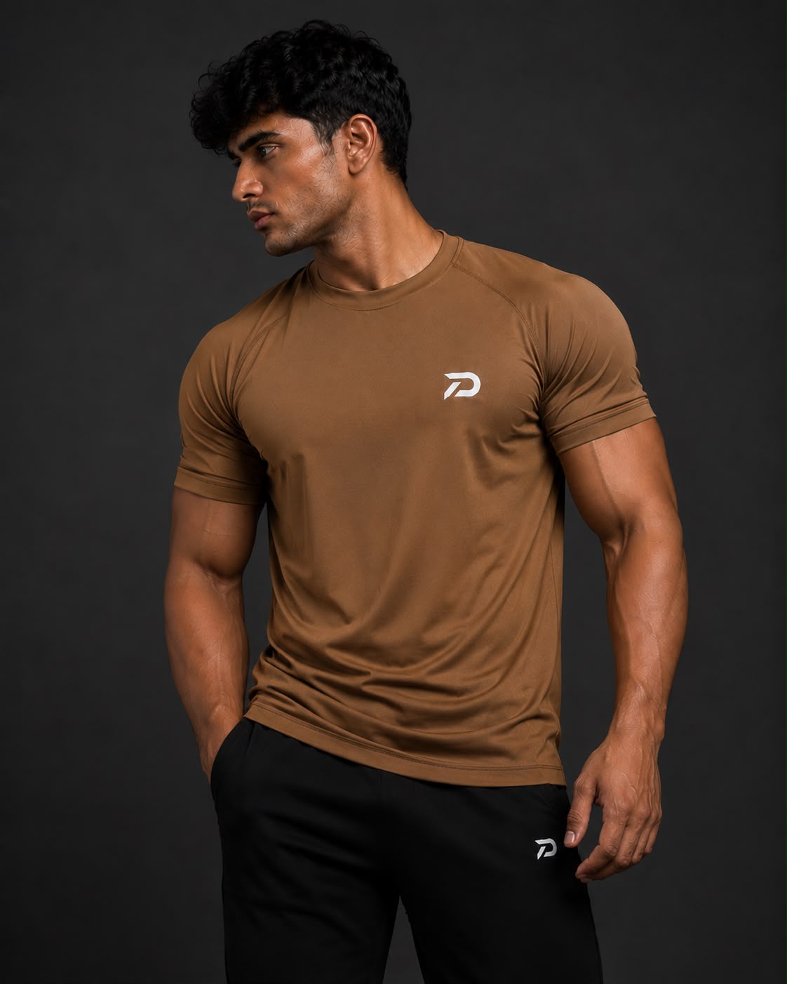 DRYFT PREMIUM PERFORMANCE TEE (Camel)
