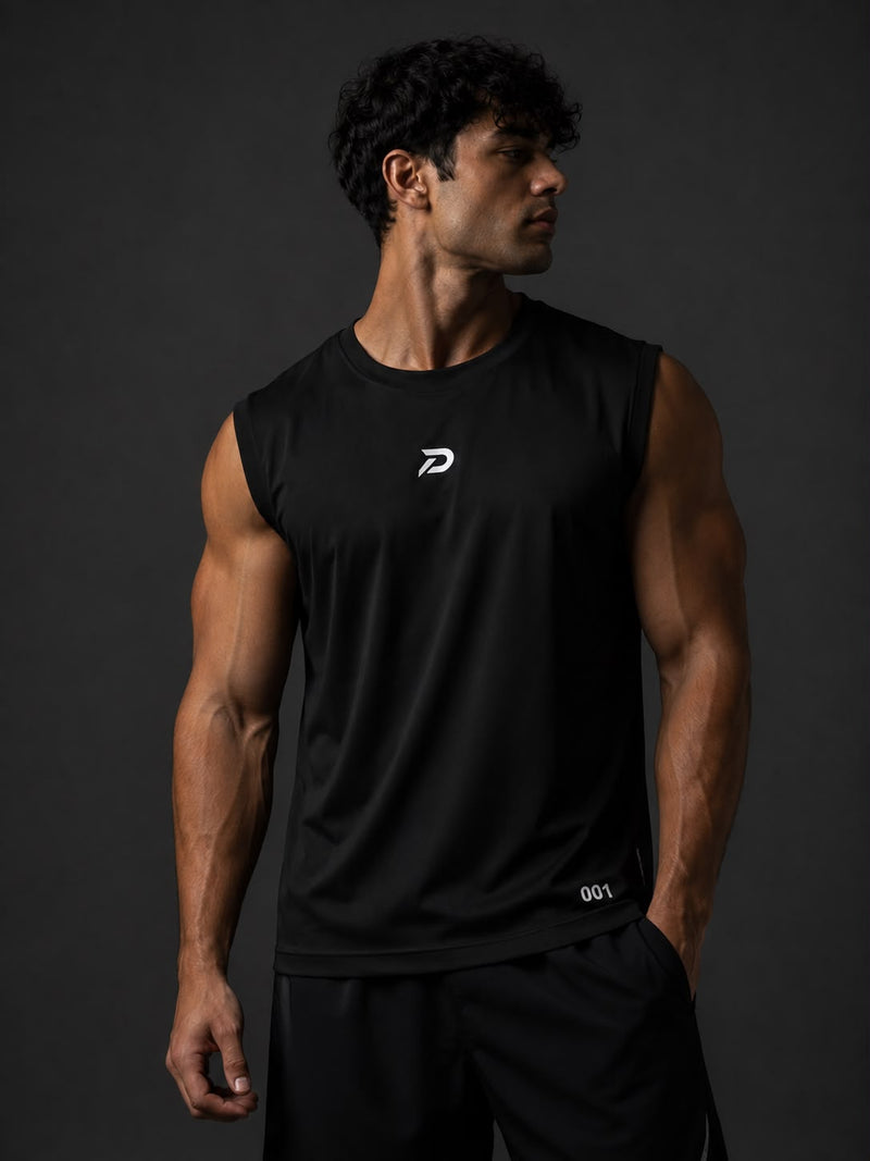 DRYFT MESH SANDO (Black)