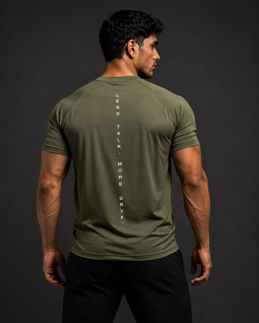 DRYFT PREMIUM PERFORMANCE TEE (Olive)