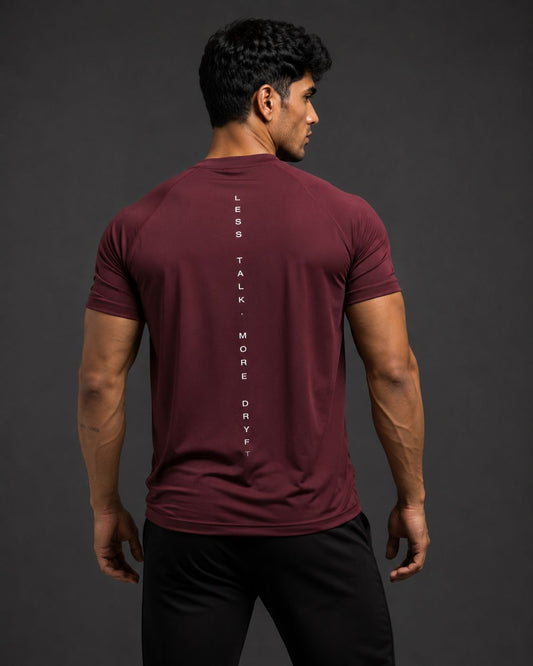 DRYFT PREMIUM PERFORMANCE TEE (Maroon)