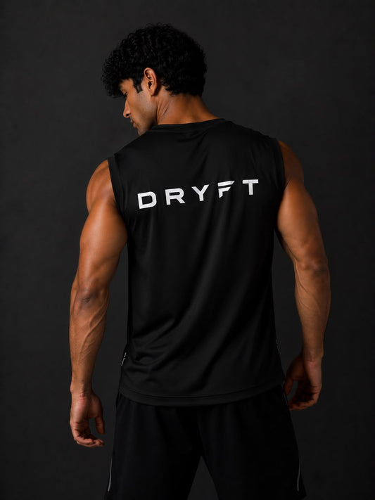 DRYFT MESH SANDO (Black)